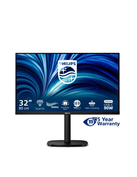 Philips 32B2U3601 00 Monitor PC 80 cm (31.5") 2560 x 1440 Pixel Quad HD LCD Nero