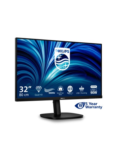 Philips 32B2U3601 00 Monitor PC 80 cm (31.5") 2560 x 1440 Pixel Quad HD LCD Nero