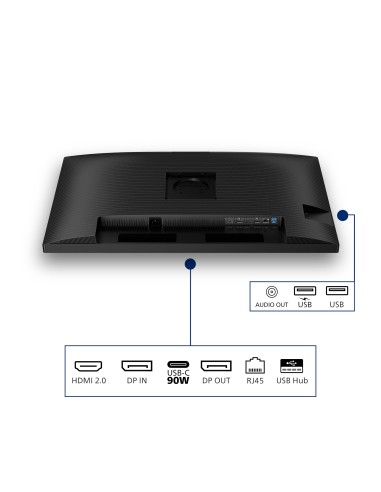 Philips 32B2U3601 00 Monitor PC 80 cm (31.5") 2560 x 1440 Pixel Quad HD LCD Nero
