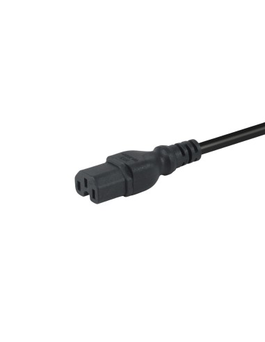 Equip 112171 cavo di alimentazione Nero 3 m Accoppiatore C14 Accoppiatore C15