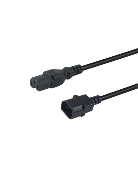 Equip 112170 cavo di alimentazione Nero 1,8 m Accoppiatore C14 Accoppiatore C15