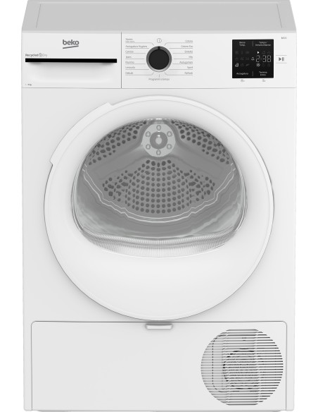 Beko BMT93EW 9kg, Classe D, Linea Estetica NX, motore asincrono, Display digitale, colore Bianco, oblò Bianco