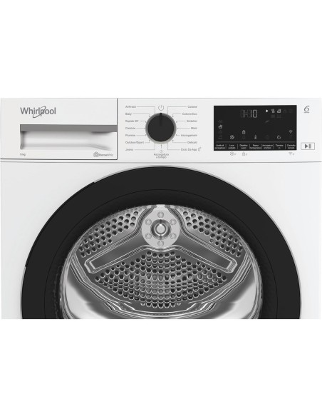Whirlpool C WD 93M WBS IT, Capacità 9kg, classe D, colore White, Display digitale XL, Wi-Fi