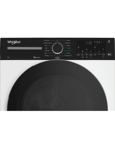 Whirlpool C WD 84M WBS IT, Capacità 8kg, classe C, colore White, Display digitale XL, Wi-Fi, IronTouch