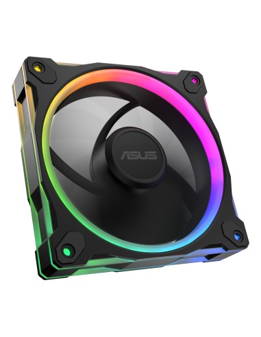 ASUS Prime MR120 Fan ARGB Black 3in1 Case per computer Ventilatore 12 cm Nero