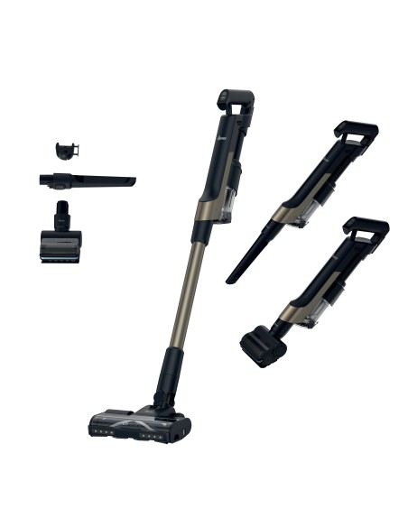 Hoover HF210PP 011 Aspirapolvere a bastone 2 in 1 Batteria Secco EPA Senza sacchetto 1 L 165 W Nero, Oro