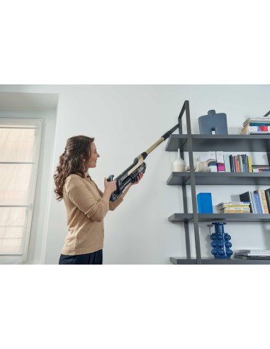 Hoover HF210PP 011 Aspirapolvere a bastone 2 in 1 Batteria Secco EPA Senza sacchetto 1 L 165 W Nero, Oro