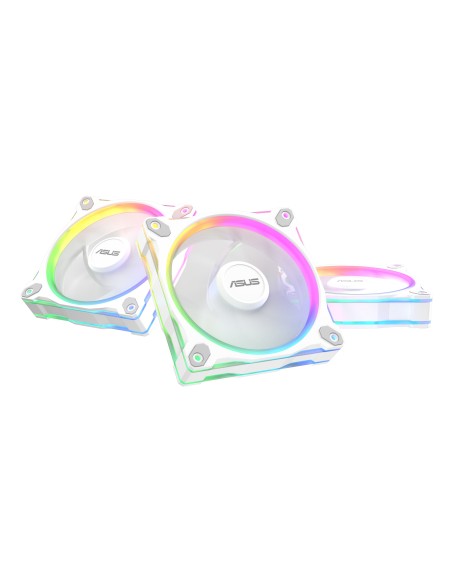 ASUS Prime MR120 Fan ARGB White 3in1 Case per computer Ventilatore 12 cm Bianco