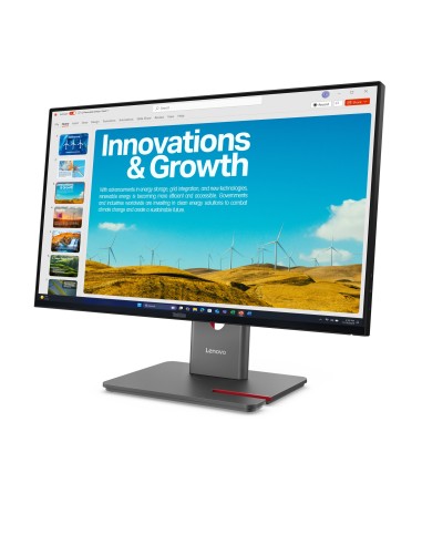 Lenovo ThinkVision P24QD-40 LED display 60,5 cm (23.8") 2560 x 1440 Pixel Quad HD LCD Nero