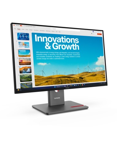 Lenovo ThinkVision P24QD-40 LED display 60,5 cm (23.8") 2560 x 1440 Pixel Quad HD LCD Nero