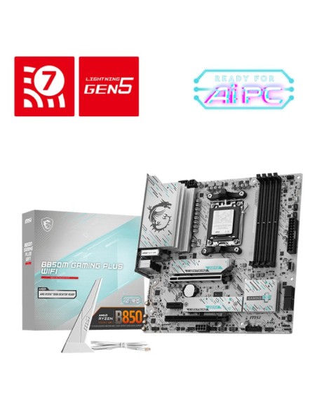 MSI B850M GAMING PLUS WIFI AMD B850 Socket AM5 micro ATX