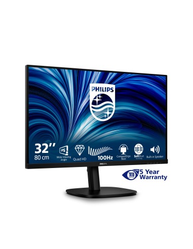 Philips 3000 series 32B2N3500 00 Monitor PC 80 cm (31.5") 2560 x 1440 Pixel Quad HD LCD Nero