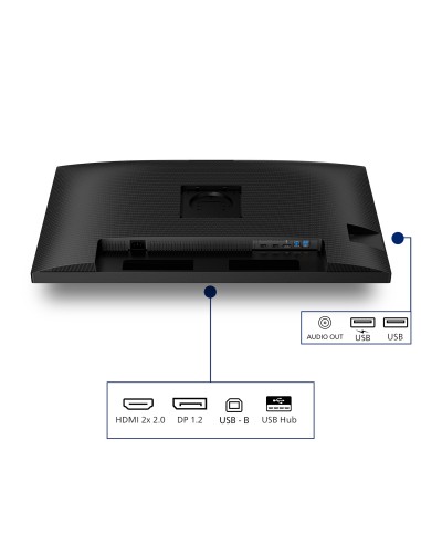 Philips 3000 series 32B2N3500 00 Monitor PC 80 cm (31.5") 2560 x 1440 Pixel Quad HD LCD Nero