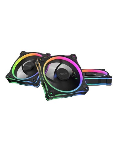 ASUS Prime MR120 Fan ARGB Reverse Black 3in1 Case per computer Ventilatore 12 cm Nero 3 pz