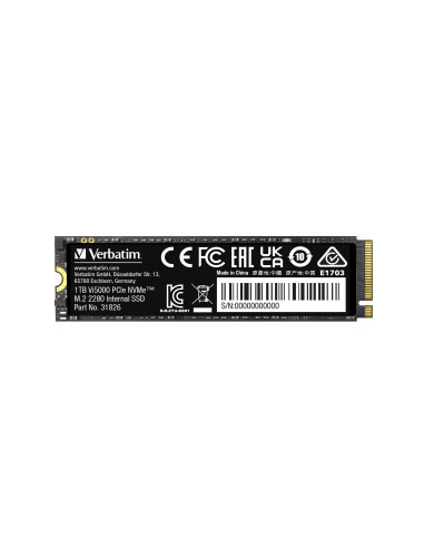 Verbatim Vi5000 1 TB M.2 PCI Express 4.0 NVMe 3D NAND