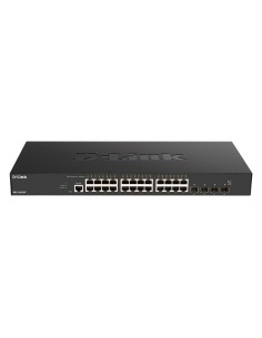D-Link DXS-1210-28T switch di rete Gestito L2 L3 10G Ethernet (100 1000 10000) 1U Nero