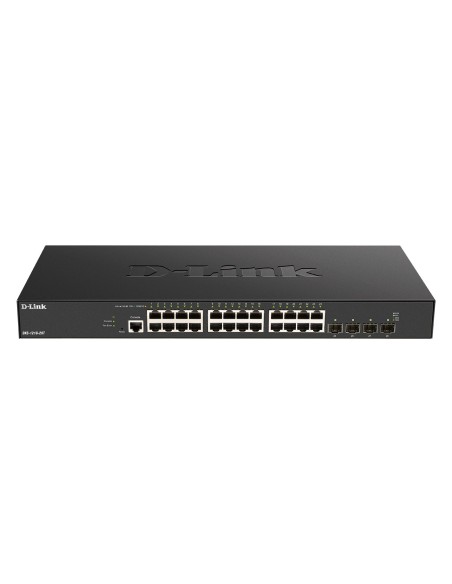 D-Link DXS-1210-28T switch di rete Gestito L2 L3 10G Ethernet (100 1000 10000) 1U Nero