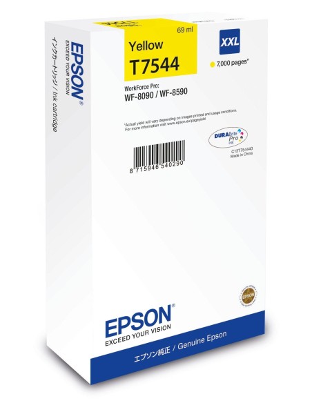 Epson C13T75444N cartuccia d'inchiostro 1 pz Originale Resa extra elevata (super) Giallo