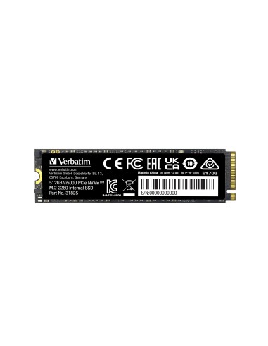 Verbatim Vi5000 512 GB M.2 PCI Express 4.0 NVMe 3D NAND