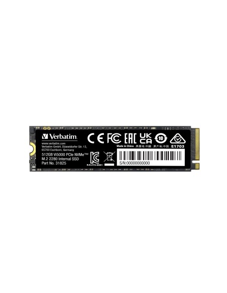 Verbatim Vi5000 512 GB M.2 PCI Express 4.0 NVMe 3D NAND