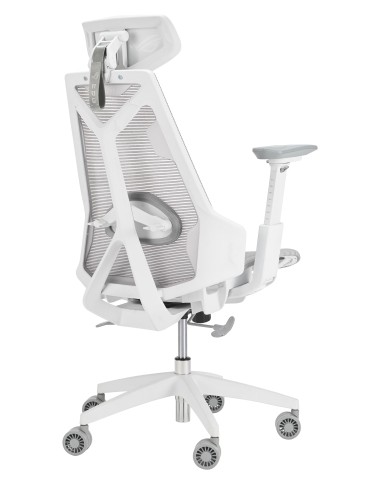 ASUS ROG Destrier Ergo Core White Sedia da gaming per PC Seduta in rete Bianco