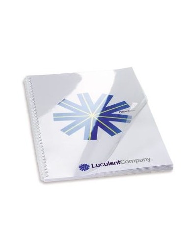 GBC Copertine rilegatura HiClear A4 PVC 200mic ultra trasp (100)