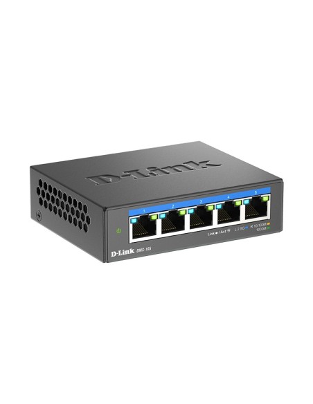 D-Link DMS-105 Non gestito L2 2.5G Ethernet (100 1000 2500) Nero
