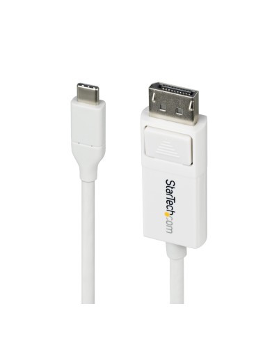 StarTech.com Cavo da USB-C a DisplayPort 1.2 da 2m, 4K 60 Hz, cavo adattatore bidirezionale da DP a USB Type-C   da USB-C a DP,