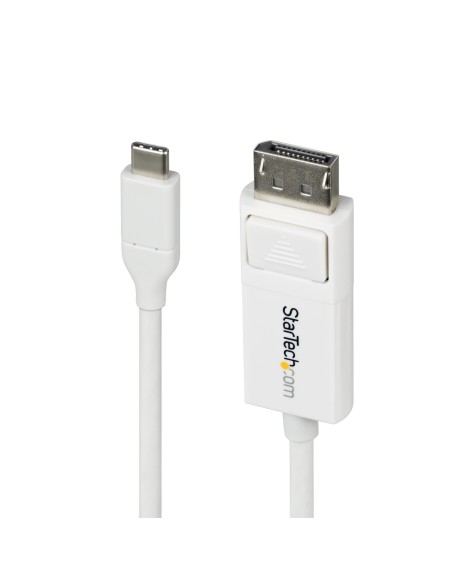 StarTech.com Cavo da USB-C a DisplayPort 1.2 da 2m, 4K 60 Hz, cavo adattatore bidirezionale da DP a USB Type-C   da USB-C a DP,