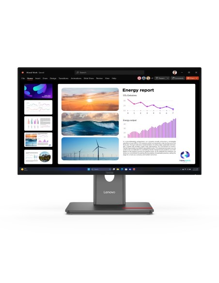 Lenovo ThinkVision P24Q-40 LED display 60,5 cm (23.8") 2560 x 1440 Pixel Quad HD LCD Nero