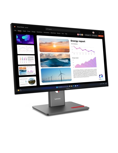 Lenovo ThinkVision P24Q-40 LED display 60,5 cm (23.8") 2560 x 1440 Pixel Quad HD LCD Nero