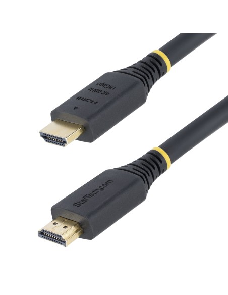 StarTech.com Cavo HDMI 2.0 Certificato Premium da 5m ad Alta Velocità, 4K 60Hz 1440p 144Hz, HDR10 HDCP 2.2 ARC, 18Gbps. Cavetto