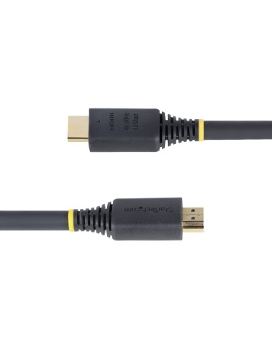 StarTech.com Cavo HDMI 2.0 Certificato Premium da 5m ad Alta Velocità, 4K 60Hz 1440p 144Hz, HDR10 HDCP 2.2 ARC, 18Gbps. Cavetto