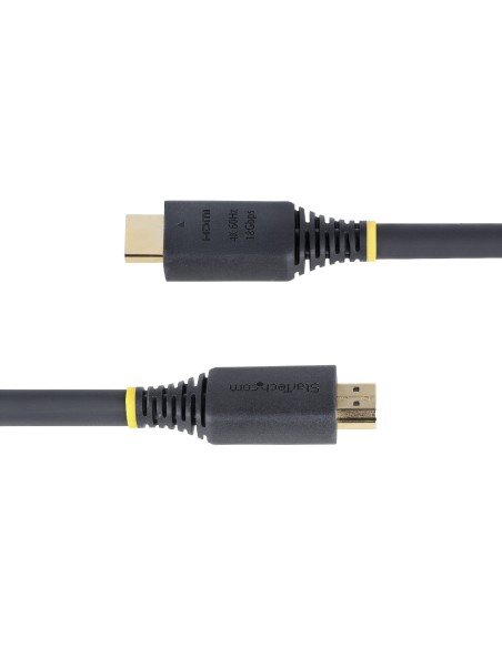 StarTech.com Cavo HDMI 2.0 Certificato Premium da 5m ad Alta Velocità, 4K 60Hz 1440p 144Hz, HDR10 HDCP 2.2 ARC, 18Gbps. Cavetto