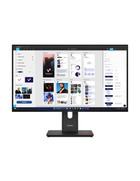 Lenovo ThinkVision T32UD-40 LED display 80 cm (31.5") 3840 x 2160 Pixel 4K Ultra HD LCD Nero