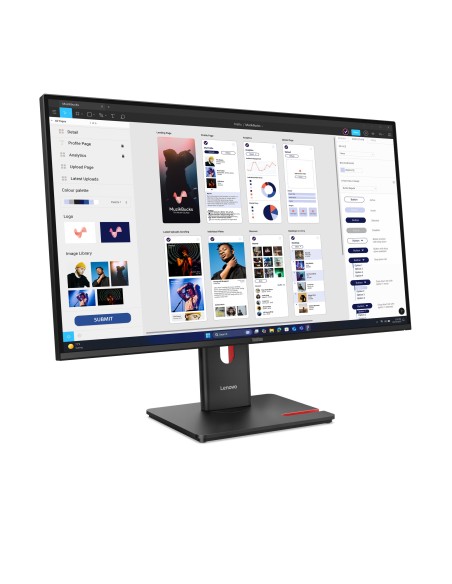 Lenovo ThinkVision T32UD-40 LED display 80 cm (31.5") 3840 x 2160 Pixel 4K Ultra HD LCD Nero
