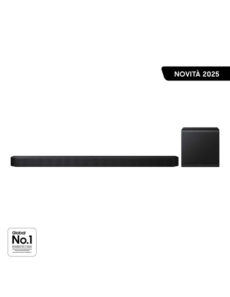 Samsung Soundbar HW-Q800F ZF, Audio 5.1.2 canali, Wireless Dolby Atmos, 2025