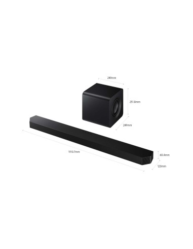 Samsung Soundbar HW-Q800F ZF, Audio 5.1.2 canali, Wireless Dolby Atmos, 2025
