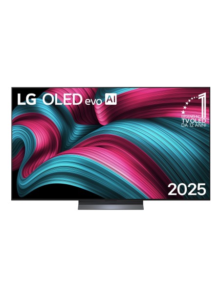 LG OLED evo AI OLED65C55LA TV Serie C5 65'' 4K, α9 Gen8, Brightness Booster, 40W, 4 HDMI, VRR 144Hz, Smart TV WebOS 25