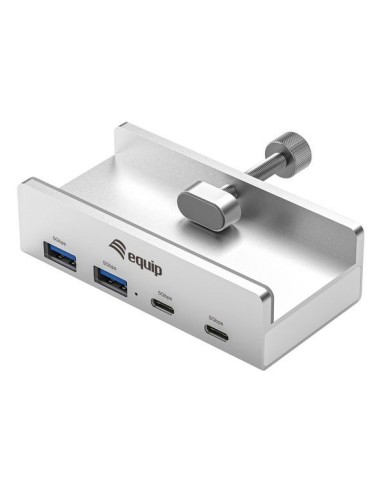 Equip 128967 hub di interfaccia USB 3.2 Gen 1 (3.1 Gen 1) Type-A 5000 Mbit s Alluminio