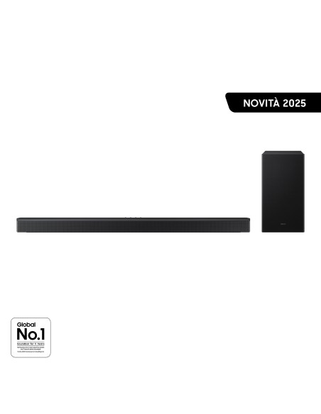 Samsung Soundbar HW-B750F ZF, Audio 5.1 canali , Wireless Dolby 5.1ch, 2025