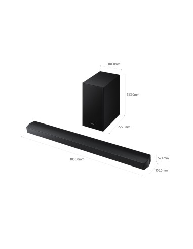 Samsung Soundbar HW-B750F ZF, Audio 5.1 canali , Wireless Dolby 5.1ch, 2025