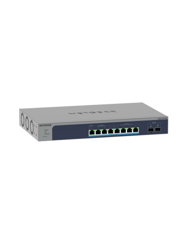 NETGEAR 8-Port Multi-Gigabit 10G Ethernet Ultra60 PoE++ Smart Switch with 2 SFP+ Ports (MS510TXUP) Gestito L2+ 10G Ethernet