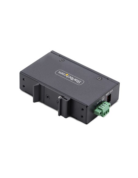 StarTech.com Switch di Rete Industriale non gestito a 5 porte, 100 1000 Ethernet, montaggio su guida DIN parete, Switch Gigabit