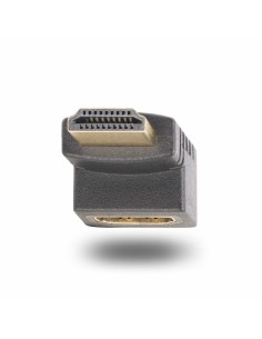 StarTech.com Adattatore HDMI 2.0 con angolo di 90 gradi verso l'alto, da maschio a femmina, salvaporta HDMI verticale angolato