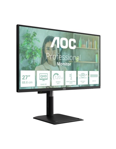 AOC Q27P4U Monitor PC 68,6 cm (27") 2560 x 1440 Pixel Wide Quad HD Nero
