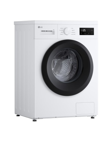 LG F4NA10S8NWK Lavatrice slim 8kg, Classe A, 1400 giri, Programma igiene con vapore, Top rimovibile, White