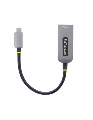 StarTech.com Adattatore Ethernet USB C, Convertitore di Rete NIC NBASE-T 2.5 1GbE da USB Type-C 3.0 a RJ45. Compatibile