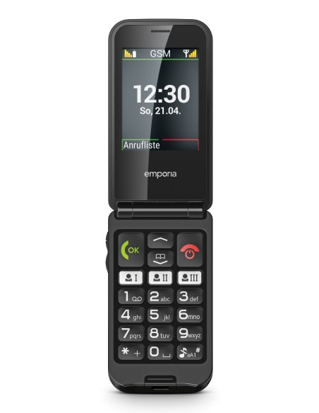 Emporia emporiaTALKglam 6,1 cm (2.4") 92 g Nero Telefono cellulare basico