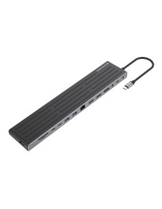 Conceptronic DONN32B replicatore di porte e docking station per laptop Cablato USB 3.2 Gen 1 (3.1 Gen 1) Type-C Grigio, Argento 2